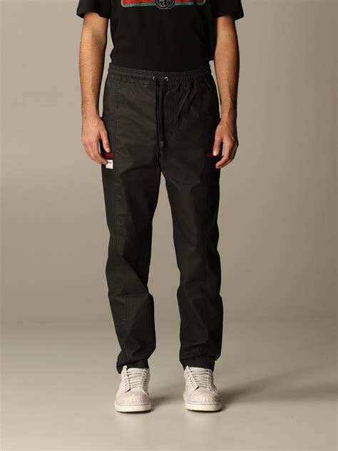 pantalone nero uomo gucci|Pantaloni Gucci Uomo .